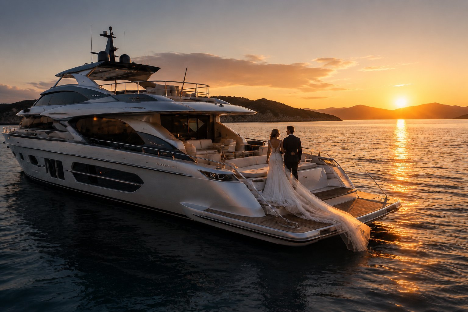 Sunset yacht experience on the Mediterranean